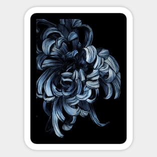 PEONY BLUE Sticker